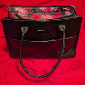 Mary Kay Black Tote with Floral Interior, NEW WITHOUT TAG